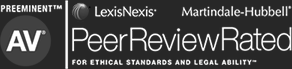 AV | Preeminent | LexisNexis | Martindale-Hubbell | Peer Review Rated | For Ethical Standards And Legal Ability